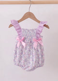 AE Purple/Pink Bow Romper